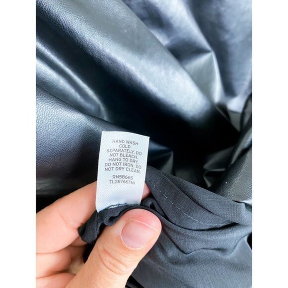 Leith Nordstrom Faux Leather Cut Out Back Women’s Dress Size Small - Picture 8 of 10